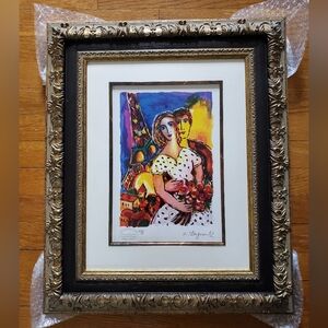 Zamy Steynovitz Art Serigraph Framed Print Numbered Signed 36/150